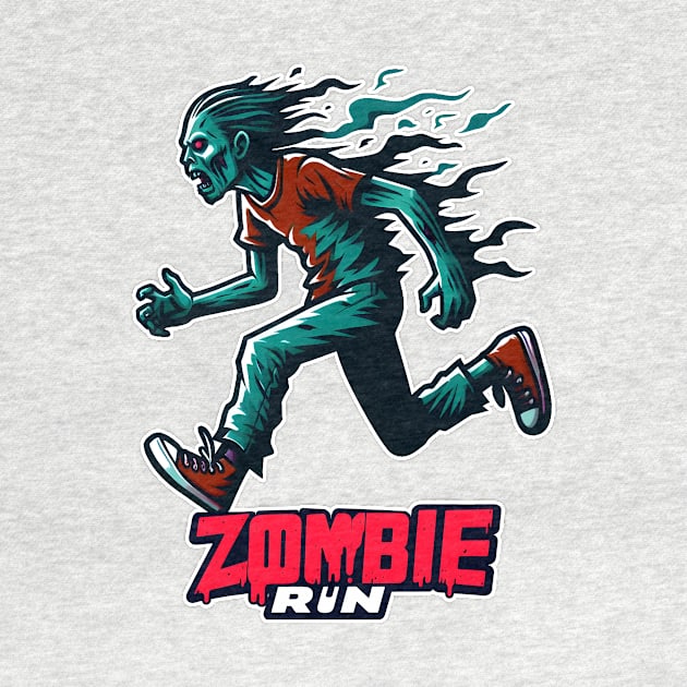 Zombie Run by Rawlifegraphic